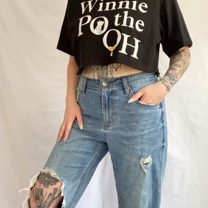 WINNIE THE POOH CROP TOP
